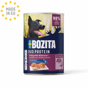 Bozita Kornfri Vådfoder Duo Protein Hund Kalkun & Vildsvin, 400g, EU