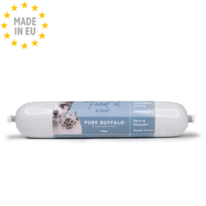 Feed'it & Treat Pure Mono Protein Skærefast Hund & Kat Buffalo 400g, EU