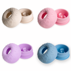 INOOKO - Aktiverings Yoomy Donut Slow feeder Skål til hund Ø11,5 cm - Billede 3