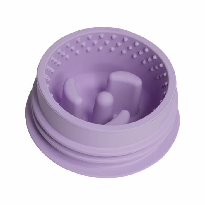 INOOKO - Aktiverings Yoomy Donut Slow feeder Skål til hund Ø11,5 cm