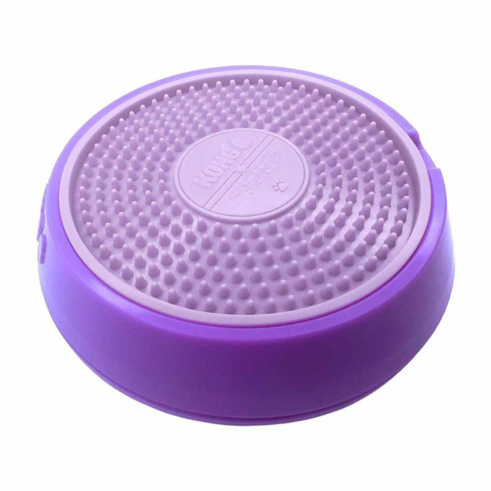 KONG Licks Spinz Roterende Slikkemåtte Til Hund & Kat Ø 15 cm - Billede 4