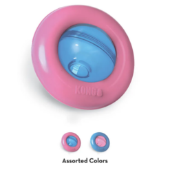 KONG Puppy Gyro Hundelegetøj Hvalp S 7cm Pink/Blå - Billede 4