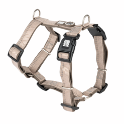 Max & Molly Comfort Hundesele Med Sporbar Hundetegn Matrix 2.0 Sand