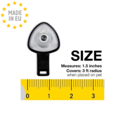 Max & Molly Soundshield Kemifri Mod Flåter, Hund & Kat til halsbånd, Sort, EU