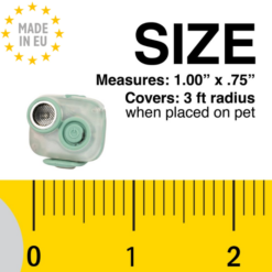 Max & Molly Soundshield Mini Kemifri Mod Flåter, Hund & Kat til halsbånd, Sort, EU