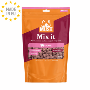 MUSH Mix it- Frysetørret Foder Barf snack til Hund Gris, 200g EU