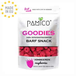 Pamico Frysetørret Hindbær Dry Barf Snack For Hunde & Katte, 30g, EU