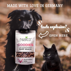 Alternative view of Pamico Frysetørret Kyllinge Hjerter Dry Barf Snack For Hunde & Katte, 50g, EU
