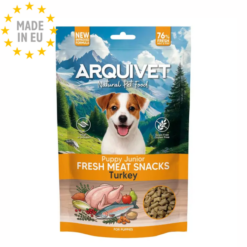 Arquivet Fresh Meat Semi Moist Godbid hund/hvalp, Kalkun & Laks 300g/800g EU
