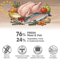 Alternative view of Arquivet Fresh Meat Semi Moist Godbid hund/hvalp, Kalkun & Laks 300g/800g EU