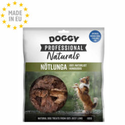 Doggy Professional Naturals 100% Nordisk Okselunge 100g, EU