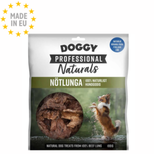 Doggy Professional Naturals 100% Nordisk Okselunge 100g, EU