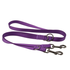 Dogman Iris Multi Funktions Hundesnor, Sort 25mm x 200 cm