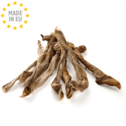 Kauartikel Hjorte hud m. pels Naturlig Snack til hund 250g, EU