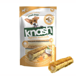 Knash Woofa Loofa Græskar/Ingefær Dental Stick til hund, 7stk S 126g