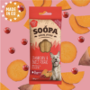 Soopa Dental Sticks Tranebær- og sød kartoffel Vegansk, 100g (4x25g), EU