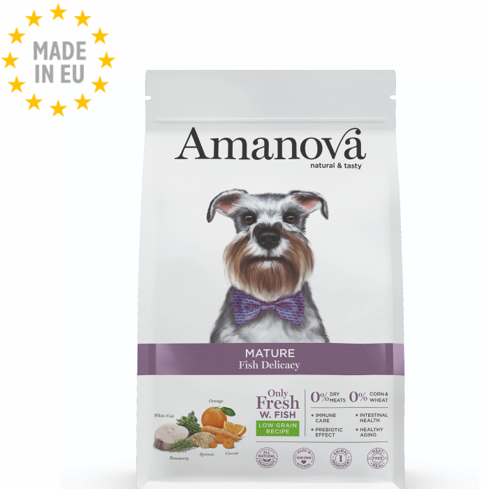 Amanova Delikat Fisk - Senior hundefoder, EU