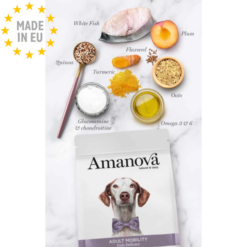 Alternative view of Amanova Delikat Laks Mobility - voksen hundefoder, EU