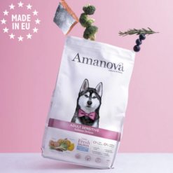 Amanova Luksus Laks Sensitive - Kornfrit voksen hundefoder, EU