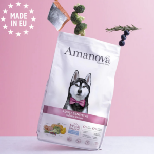Amanova Luksus Laks Sensitive - Kornfrit voksen hundefoder, EU