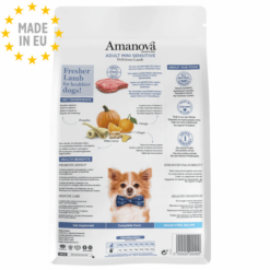 Amanova Mini Delicious Lam Sensitive- Kornfrit voksen hundefoder, EU