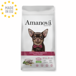 Amanova Mini Obesity Kalkun Delight voksen hundefoder, EU