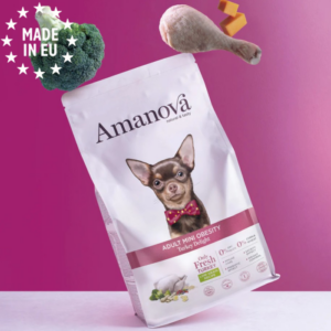 Amanova Mini Obesity Kalkun Delight voksen hundefoder, EU