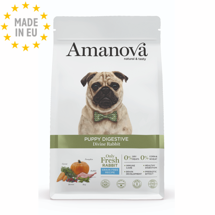 Amanova Skøn Kanin Digestive - Kornfrit hvalpe hundefoder, EU - Billede 3