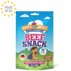 HAPPY JACKY Monoprotein Godbidder GF til hund Okse 130g, EU