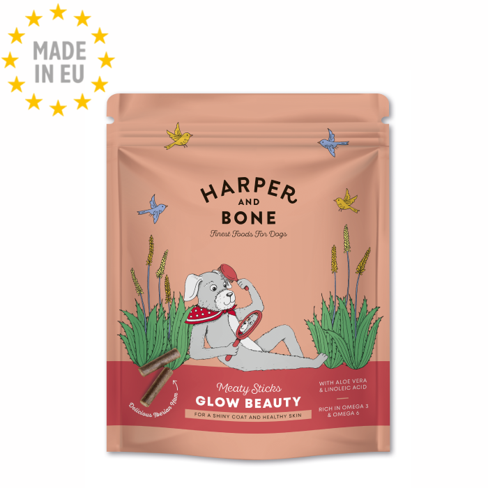 Harper & Bone Skin and Coat Meaty Sticks, 75 g, EU