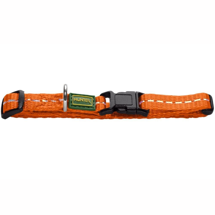 Hunter Tripoli Hundehalsbånd m. refleks Orange Hunter Tripoli Hundehalsbånd m. refleks Orange