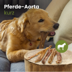 Kauartikel Heste Aorta , Naturlig Snack til hund 250g, EU