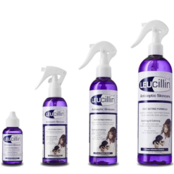 Leucillin Antiseptisk Bakteriedræbende Spray Til Sår og Hududfordringer til Hund EU, 500ml