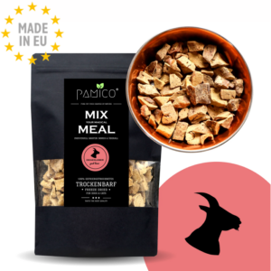 Pamico Frysetørret Gede Lever - Mix Meal Dry Barf For Hunde & Katte, 120g, EU