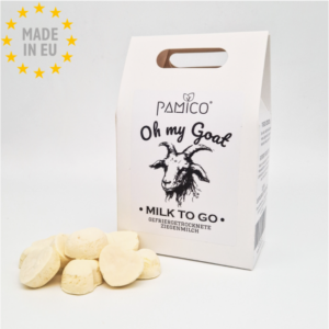Pamico Frysetørret gedemælk Oh My Goat Milk To Go Hunde & Katte, 120g, EU