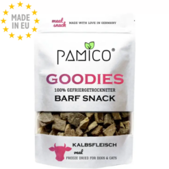 Pamico Frysetørret Okse Dry Barf Snack For Hunde & Katte, 50g, EU