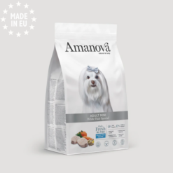 Amanova Mini White Hair Special- Kornfrit små hunde med hvid pels EU - Billede 2