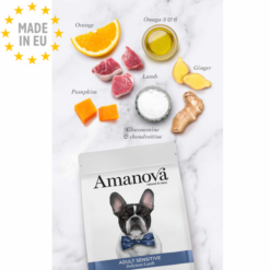 Amanova Velsmagende Lam Sensitive - Kornfrit voksen hundefoder, EU - Billede 2