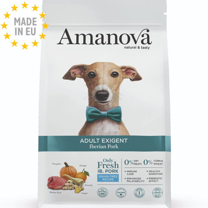 Amanova FODERPRØVE Test din hund smag Hundefoder GF 100g EU