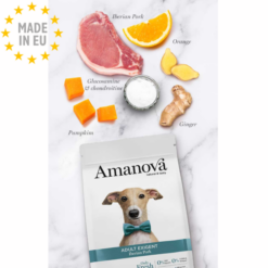 Amanova Velsmagende Pork Exigent - Kornfrit voksen hundefoder, EU - Billede 2