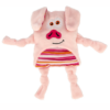 Dogman Pigge Plutt Rosa Hunde Legetøj 20 cm
