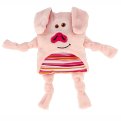 Dogman Pigge Plutt Rosa Hunde Legetøj 20 cm