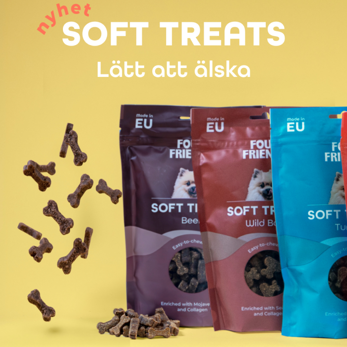 Four Friends Soft Treat GF Godbid Hund Okse 200g EU - Billede 2