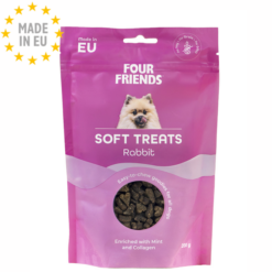 Four Friends Soft Treat Godbid Hund Kanin 200g EU
