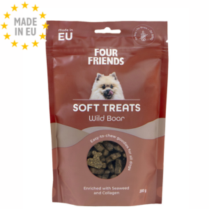 Four Friends Soft Treat Godbid Hund Vildsvin 200g EU