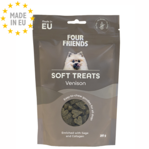 Four Friends Soft Treat Godbid Hund Vildt 200g EU