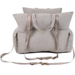 Nordic Paws Otto Bilsæde & transporttaske, Beige Ø50 cm - Billede 3