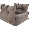Nordic Paws Otto Bilsæde & transporttaske, Brun Ø50 cm