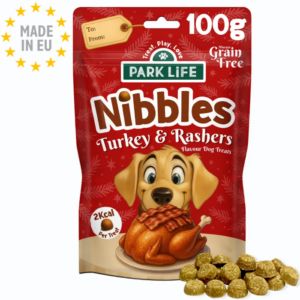 Park life - Nibbles Turkey Kornfri Godbid til Hund, 100g, EU