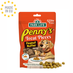 Park life - Treat Pieces Peanut Butter Kornfri Godbid Hund, 80g, EU